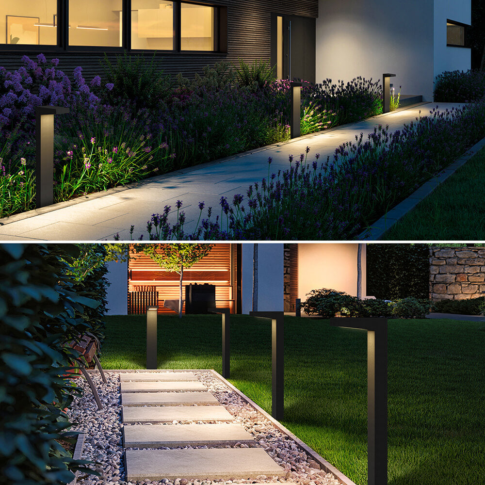 Low Voltage 5W LED Outdoor Waterproof Wired Pathway Lights With Connectors 12 Pack LHBW-05-12C